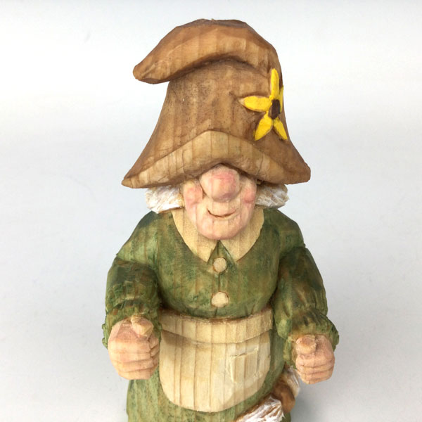 Willow the Gnome Hand Carved by Domenick Maggio - Image 4